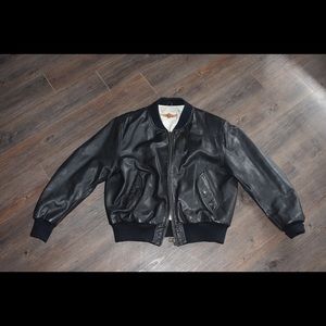 The Flight Club leather jacket